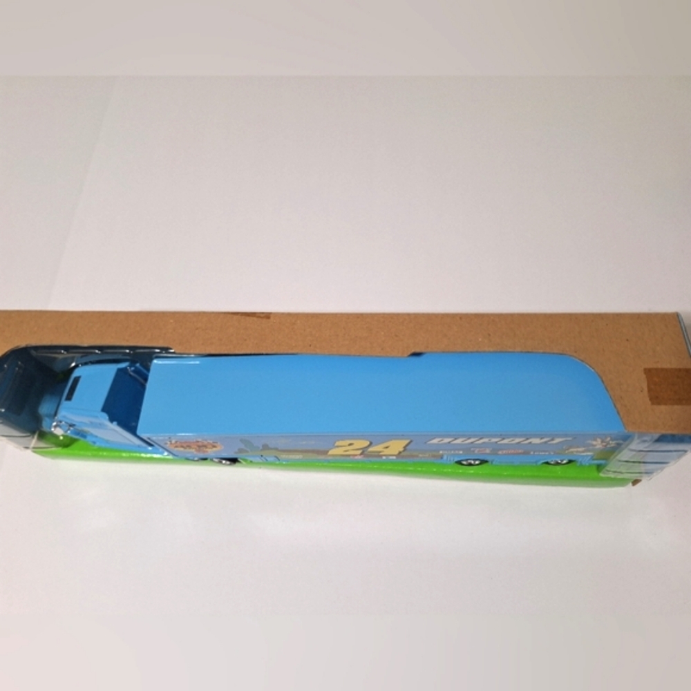 💎NEW Winner's Circle Jeff Gordan Blue Trailer Rig Toy Collectible Truck - Picture 10 of 11